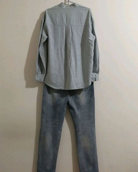 เสื้อเชิ้ตคอปิด Size L รูปที่ 8