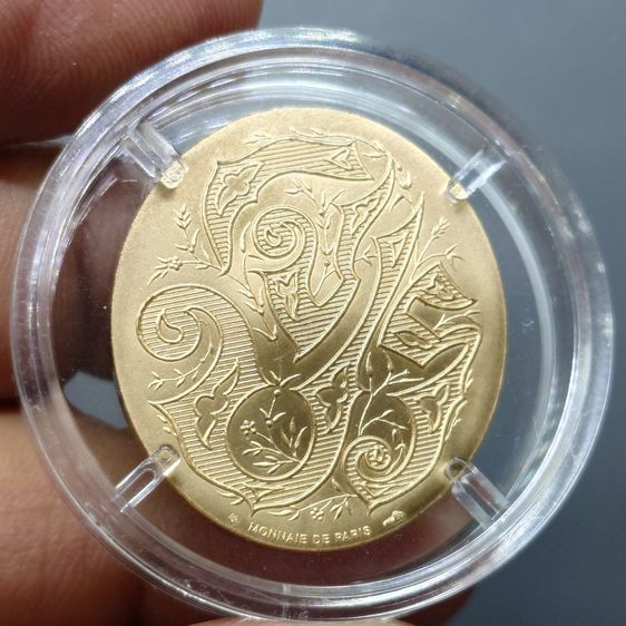 เหรียญรัชกาลที่5 หลังจปร. โมเน่ร์ เดอ ปารีส เนื้อบรอนซ์ นูนสูง รุ่นกาญจนาภิเษก ปี2539 พร้อมกล่องเดิม รูปที่ 6