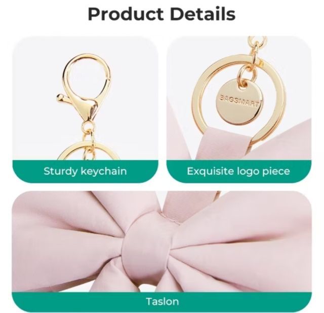 Bag smart Mini Bowknot สีชมพู รูปที่ 6