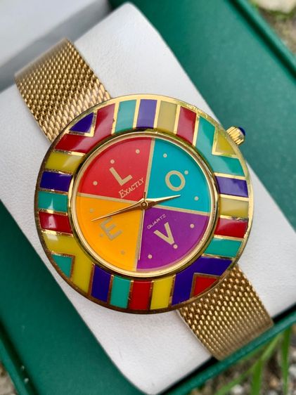 นาฬิกา Exactly Japan 🇯🇵 แท้ ขอบลงยาสวยๆ รูปที่ 3