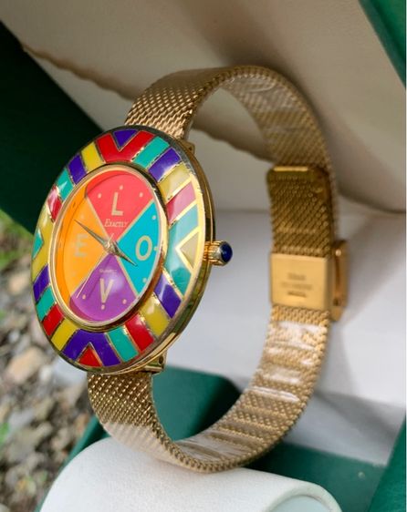 นาฬิกา Exactly Japan 🇯🇵 แท้ ขอบลงยาสวยๆ รูปที่ 10