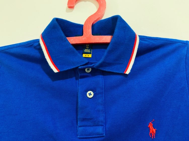 เสื้อโปโล POLO RALPH LAREN แท้ 💯 size S อก 17 ยาว 25 สภาพใหม่มาก สีสด ทรงสวย เนื้อผ้าดีมาก หายากน่าสะสมครับ รูปที่ 2