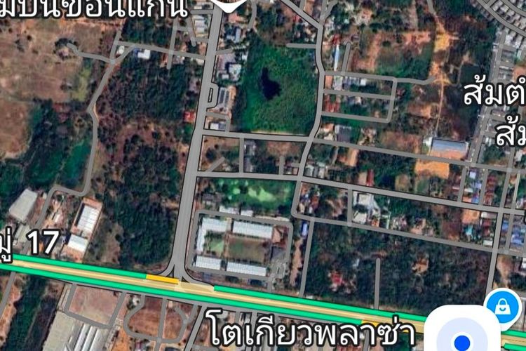 ขายที่ดินเปล่า 4 ไร่ ติดถนนทางเข้าสนามบินขอนแก่น บนทำเลทอง