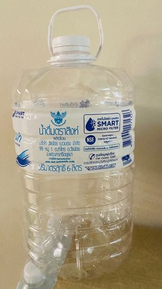 ขวดเปล่าน้ำดื่มสิงห์ เนสเล่ ขนาด6ลิตร