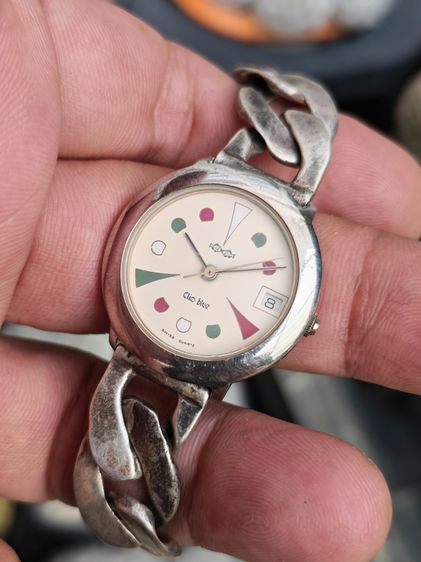 นาฬิกา Clio blue เงินแท้ ระบบ Quartz สวยมาก แบ่งปันสาวๆราคาดีๆครับ รูปที่ 4