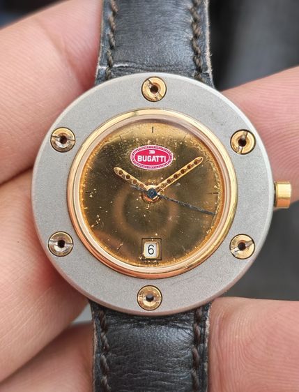 นาฬิกา Vintage Bugatti พร้อมบัคเคิลเดิม ระบบ Quartz ขนาดบอยไซส์ หายากสุดๆ มีตัวเดียวราคาแบ่งปันครับ รูปที่ 7