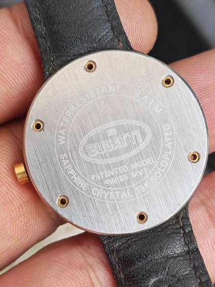 นาฬิกา Vintage Bugatti พร้อมบัคเคิลเดิม ระบบ Quartz ขนาดบอยไซส์ หายากสุดๆ มีตัวเดียวราคาแบ่งปันครับ รูปที่ 14