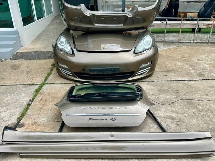 ชุดหน้าตัดศอก Porsche Panamera ทั้งหมดได้ของไปตามในรูป