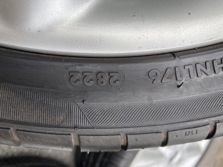 ล้อ MINI Cooper S F56 18” ยางปลายปี 2022 ขนาด 225 40 18 ยางใหม่มาก พร้อมใช้ ล้อเดิมติดรถ 5 รู 112 แท้ มือสอง สภาพดี ไม่เคยซ่อม รูปที่ 8