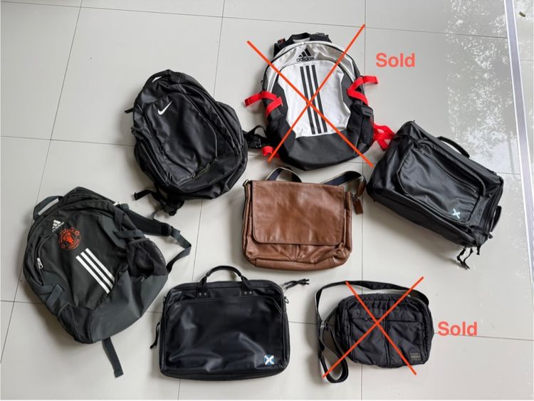 กระเป์า luggage label x porter หลายแบรนด์