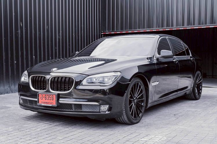 BMW Series 7 2010 730Ld Sedan ดีเซล ไม่ติดแก๊ส เกียร์อัตโนมัติ ดำ รูปที่ 3