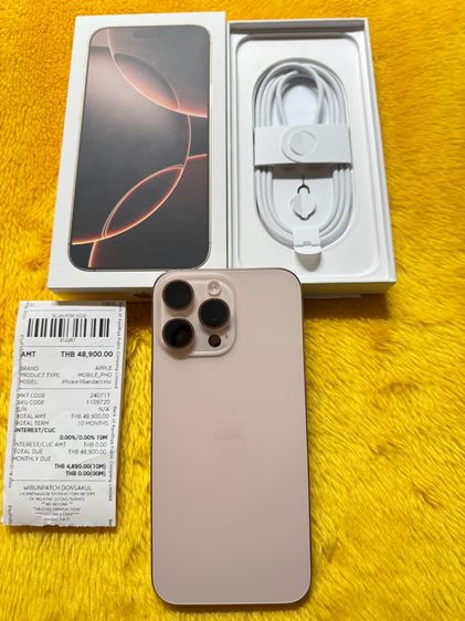 iPhone 16 ProMax-256GB.ใหม่มาก รูปที่ 4