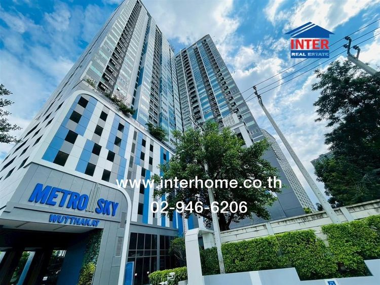 คอนโดมิเนียม 63.96 ตร.ม. เมโทรสกาย วุฒากาศ ใกล้ BTSวุฒากาศ ซอยวุฒากาศ7 ถนนวุฒากาศ ถนนเทอดไท เขตธนบุรี กรุงเทพมหานคร