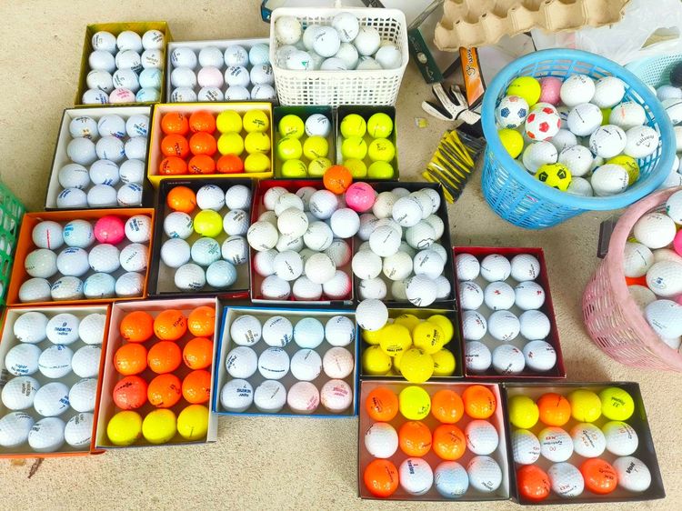 ลูกกอล์ฟสภาพสวยคละแบรนด์      จำนวน    1500    ลูก      มือสองญี่ปุ่น รูปที่ 3