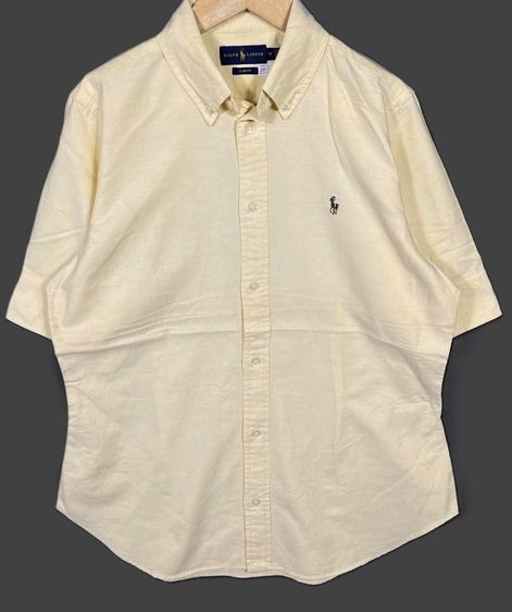 Polo Ralph Lauren Women Shirt Oxford Button Down Preppy Flesh Pony รูปที่ 2