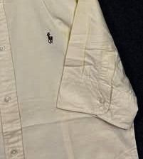 Polo Ralph Lauren Women Shirt Oxford Button Down Preppy Flesh Pony รูปที่ 6