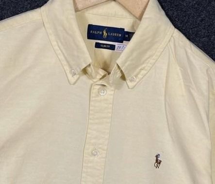 Polo Ralph Lauren Women Shirt Oxford Button Down Preppy Flesh Pony รูปที่ 4