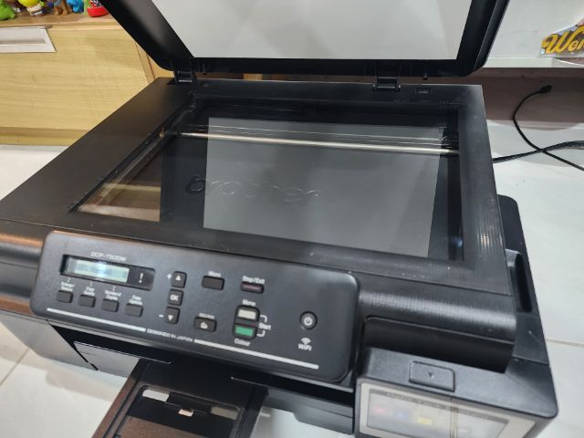 ปริ้นเตอร์ brother t500w wifi แท็งค์หมึกโรงงาน ระบบ All in one สภาพเครื่อง การทำงานปกติ สีออกครบ พร้อมใช้งาน รูปที่ 5