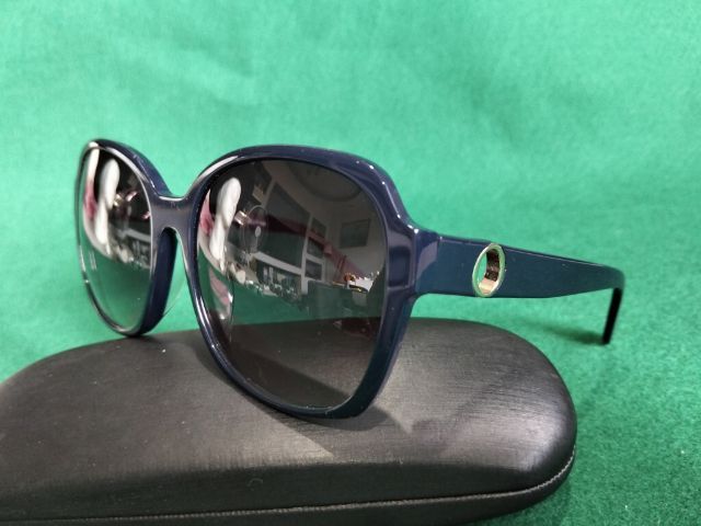 แว่นกันแดดท่านหญิงแบรนด์ Oroton รุ่น Promenade alternate fit . Hand made in Australia แท้ ขนาด 58-17-140mm.สีกรมน้ำเงิน  รูปที่ 4