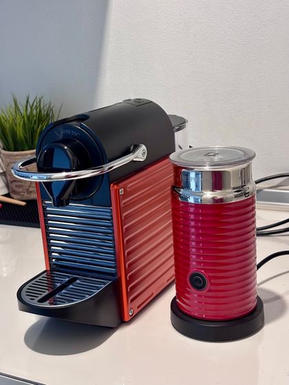 ขายชุดชงกาแฟแคปซูล Nespresso Pixie ยกชุด สภาพเหมือนใหม่ รูปที่ 2