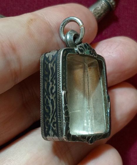 เนื้อเงินแท้เก่าโบราณสภาพเยี่ยมเนื้อตันหนาหนัก รูปที่ 9