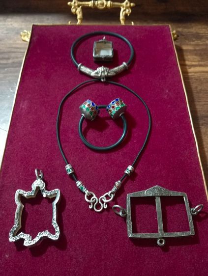 เนื้อเงินแท้เก่าโบราณสภาพเยี่ยมเนื้อตันหนาหนัก รูปที่ 8