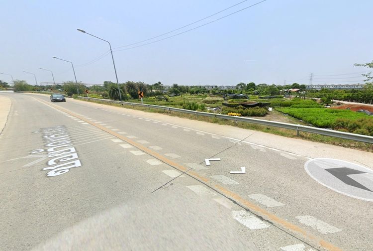 ขายที่ดินแปลงสวย ติดถนนบางม่วง - บางคูลัด เนื้อที่ 13-3-4 ไร่ อำเภอบางกรวย จังหวัดนนทบุรี เหมาะทำโครงการจัดสรร รูปที่ 2