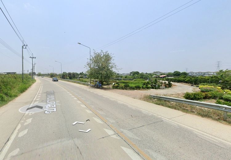 ขายที่ดินแปลงสวย ติดถนนบางม่วง - บางคูลัด เนื้อที่ 13-3-4 ไร่  อำเภอบางกรวย จังหวัดนนทบุรี เหมาะทำโครงการจัดสรร รูปที่ 4