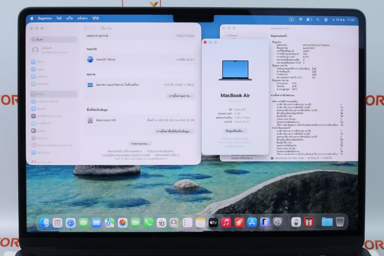 Macbook Air M2 13"  Ram 8-512GB - ID25110077 รูปที่ 4