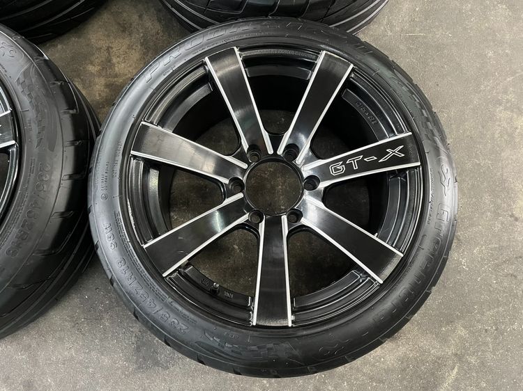 ✨ล้อแม็ก 6รู139✨GT-X ใบพัด ขอบ 18 พร้อมยาง 235-45-18 Greentrac💥ปี 22💥 รูปที่ 3