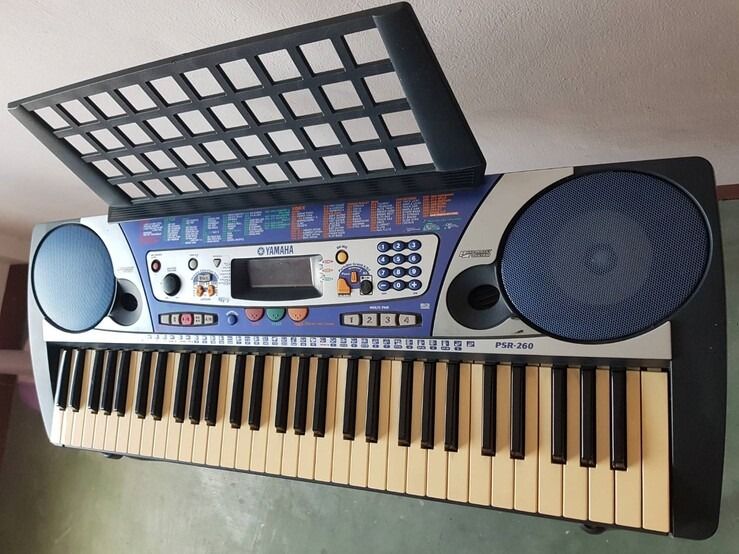 คีย์บอร์ดไฟฟ้า YAMAHA PSR-260 พร้อมขาตั้ง สภาพสวย รูปที่ 4