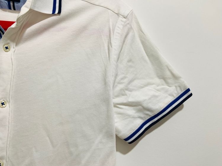 เสื้อโปโล ZARA แท้ 💯size วัดจริง อก 20 ยาว 27.5 สภาพใหม่มาก ดีเทลสวย เนื้อผ้าดี รายละเอียดดีหายากน่าสะสมครับ รูปที่ 3
