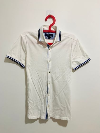 เสื้อโปโล ZARA แท้ 💯size วัดจริง อก 20 ยาว 27.5 สภาพใหม่มาก ดีเทลสวย เนื้อผ้าดี รายละเอียดดีหายากน่าสะสมครับ