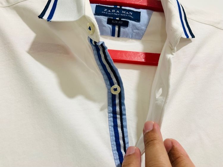 เสื้อโปโล ZARA แท้ 💯size วัดจริง อก 20 ยาว 27.5 สภาพใหม่มาก ดีเทลสวย เนื้อผ้าดี รายละเอียดดีหายากน่าสะสมครับ รูปที่ 2