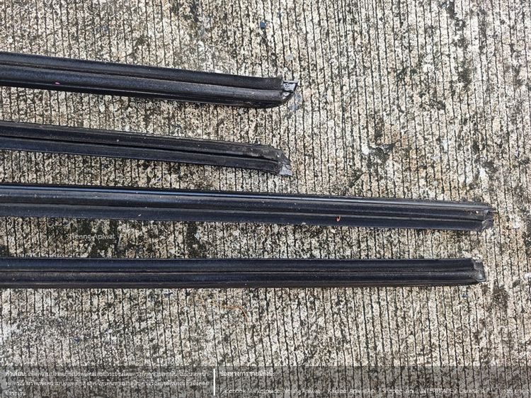 คิ้วยางรีดน้ำกระจกประตูนอก แท้ติดรถ ISUZU D-MAX 02-11 (ดีแมกเก่า) สำหรับรุ่น 4 ประตู รูปที่ 8