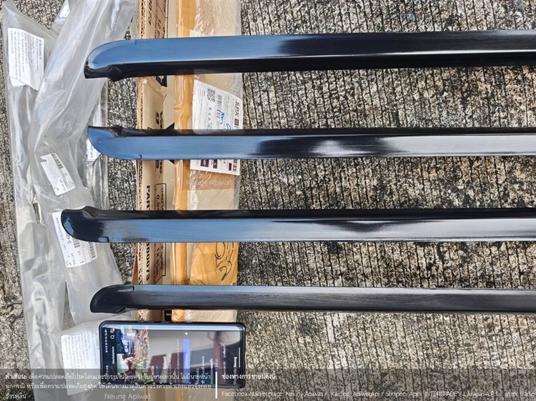 คิ้วยางรีดน้ำกระจกประตูนอก แท้ติดรถ ISUZU D-MAX 02-11 (ดีแมกเก่า) สำหรับรุ่น 4 ประตู รูปที่ 3