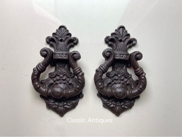 มือจับประตูหลุยส์ เหล็กหล่อสะสม รูปที่ 3