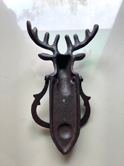 มือจับประตู กวาง เหล็กหล่อสะสม รูปที่ 6