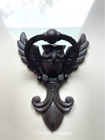 มือจับประตู นกฮูก เหล็กหล่อสะสม รูปที่ 10