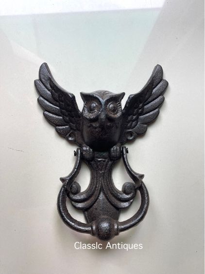 มือจับประตู นกฮูก เหล็กหล่อสะสม รูปที่ 7