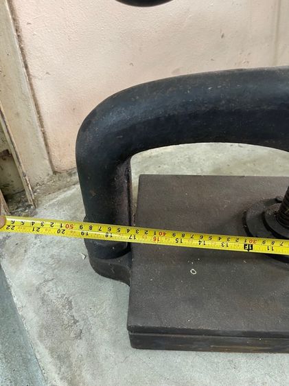 เครื่องอัดผ้า เหล็กหล่อโบราณ เก่าสะสม A2 รูปที่ 9