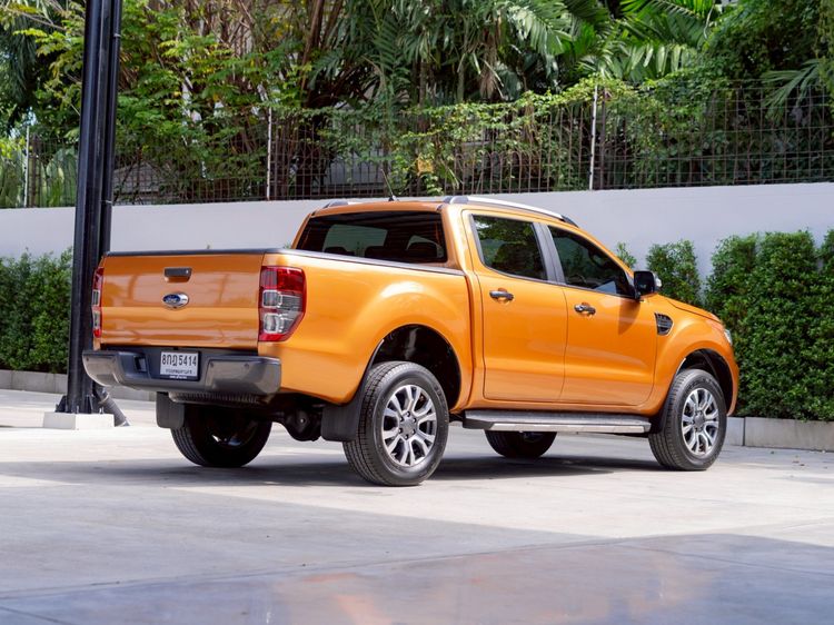 Ford Ranger 2019 2.0 Hi-Rider Wildtrak Pickup ดีเซล ไม่ติดแก๊ส เกียร์อัตโนมัติ ส้ม รูปที่ 4