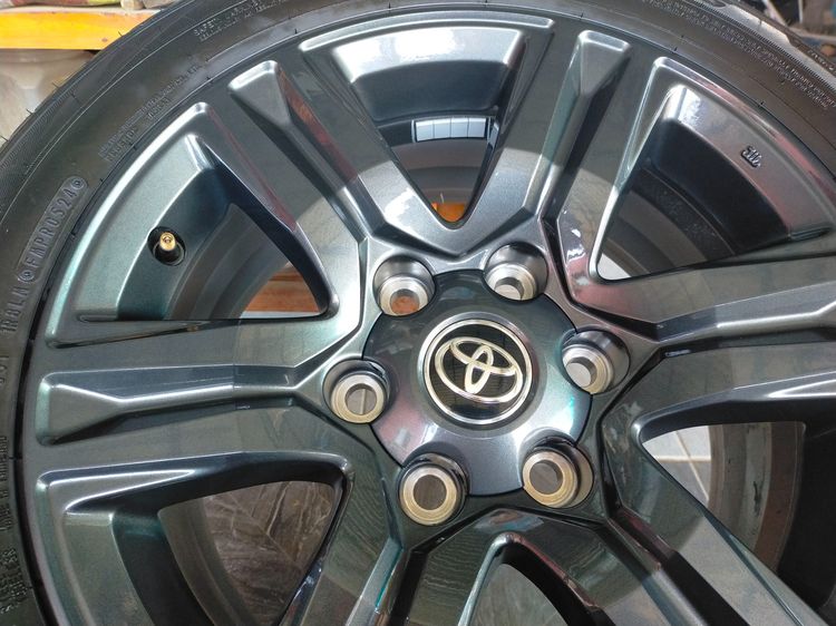 แม็กโตโยต้า ขอบ17 พร้อมยางดันลอป 215 55 17 ปี24 ยางสวยทุกเส้นใส่รถตู้  หรือแปลงใส่ยี่ห้ออื่น 6 รู 139 รูปที่ 7