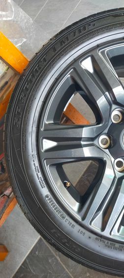 แม็กโตโยต้า ขอบ17 พร้อมยางดันลอป 215 55 17 ปี24 ยางสวยทุกเส้นใส่รถตู้  หรือแปลงใส่ยี่ห้ออื่น 6 รู 139 รูปที่ 8