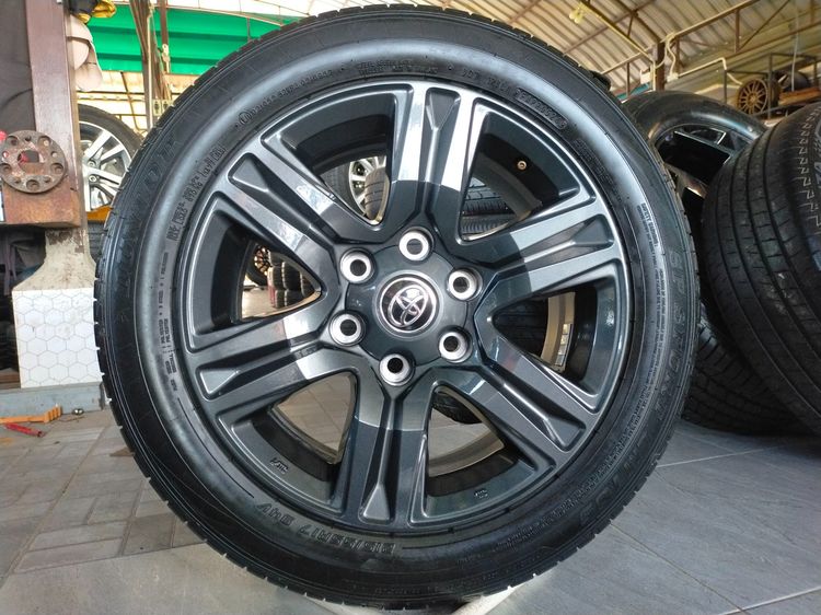 อื่นๆ 18" อื่นๆ แม็กโตโยต้า ขอบ17 พร้อมยางดันลอป 215 55 17 ปี24 ยางสวยทุกเส้นใส่รถตู้  หรือแปลงใส่ยี่ห้ออื่น 6 รู 139