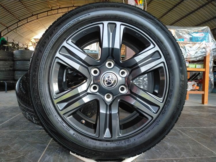 แม็กโตโยต้า ขอบ17 พร้อมยางดันลอป 215 55 17 ปี24 ยางสวยทุกเส้นใส่รถตู้  หรือแปลงใส่ยี่ห้ออื่น 6 รู 139 รูปที่ 3