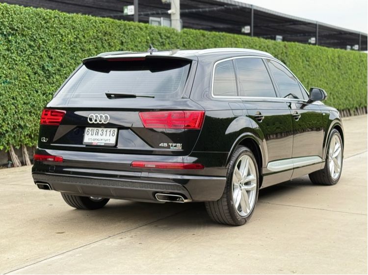 Audi Audi Q7  2017 3.0 TFSI Quattro S Line 4WD เบนซิน ไม่ติดแก๊ส เกียร์อัตโนมัติ ดำ รูปที่ 3