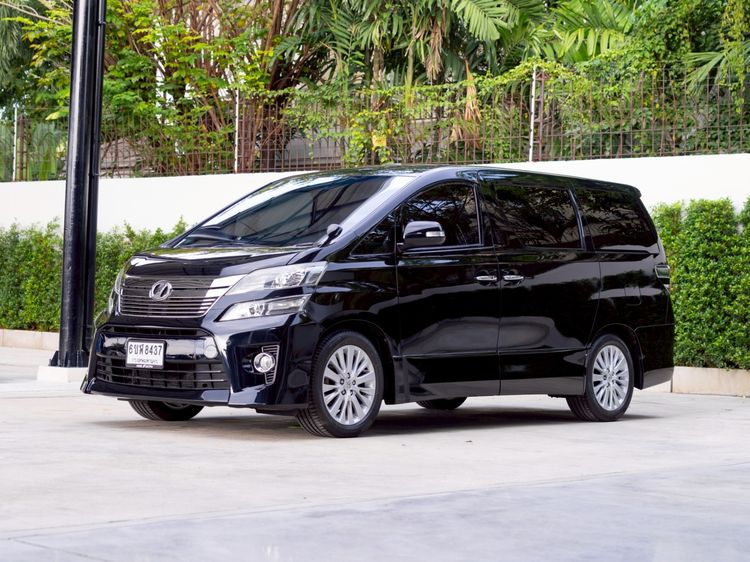 Toyota Vellfire 2015 2.5 Z G Edition Utility-car เบนซิน ไม่ติดแก๊ส เกียร์อัตโนมัติ ดำ รูปที่ 3