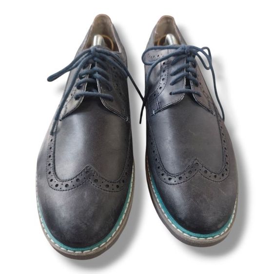 Clarks England รองเท้าหนังนูบัคแบบ  ทรงยาวsize uk8.5 us 9.5 eu42.5 26.5-27cm. รูปที่ 3