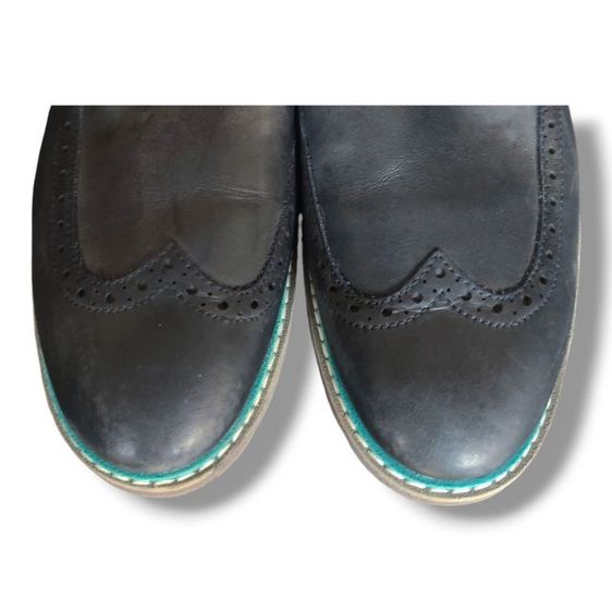 Clarks England รองเท้าหนังนูบัคแบบ  ทรงยาวsize uk8.5 us 9.5 eu42.5 26.5-27cm. รูปที่ 6